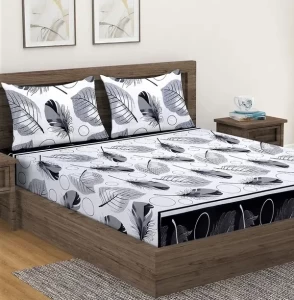 Fashion String Microfiber Single Flat 144 TC Printed Bedsheet